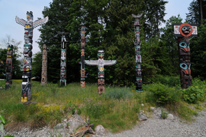 Totem Poles im Stanley Park