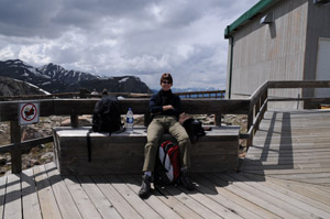 Steffi auf dem Whistlers Mountain