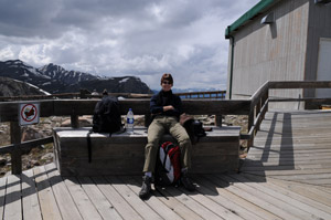 Steffi auf dem Whistlers Mountain