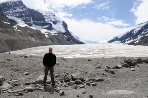 Marcus am Columbia Icefield