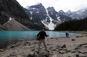 Steffi am Moraine Lake