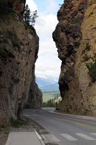 Bei den Radium Hot Springs