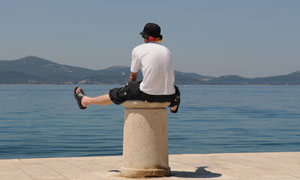 Ralf am Meer in Zadar