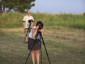 Mirjam und Marcus beim Fotografieren