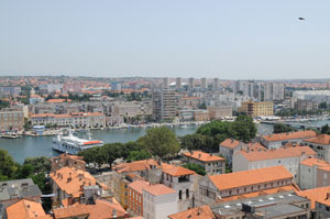 Ausblick über Zadar