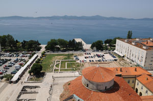 Ausblick über Zadar
