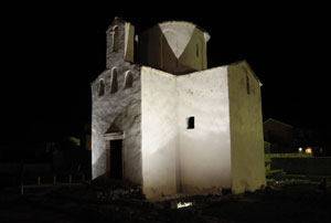 Kirche von Nin bei Nacht