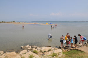 Sandbank bei Nin