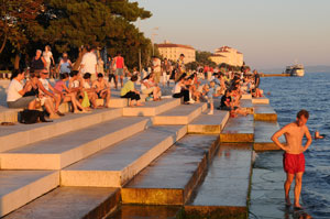 Sonnenuntergang in Zadar