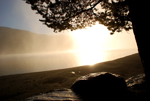 Sonnenaufgang über Fagernes