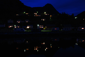 Geiranger bei Nacht