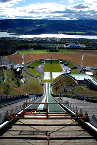 Lillehammer von oben