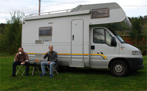 Erster Campingplatz in Norwegen