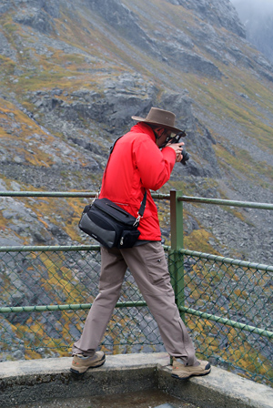 Marcus beim Fotografieren