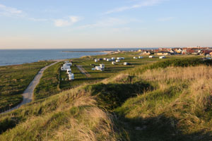 Der Campingplatz von oben