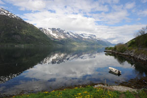 Blick auf den Fjord